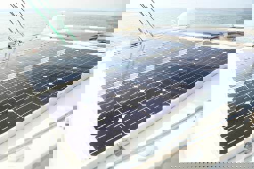 solar panel yachts